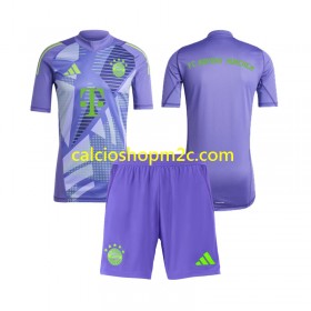 Bayern Monaco Portiere Bambino Maglia Trasferta 2024/2025 Manica Corta